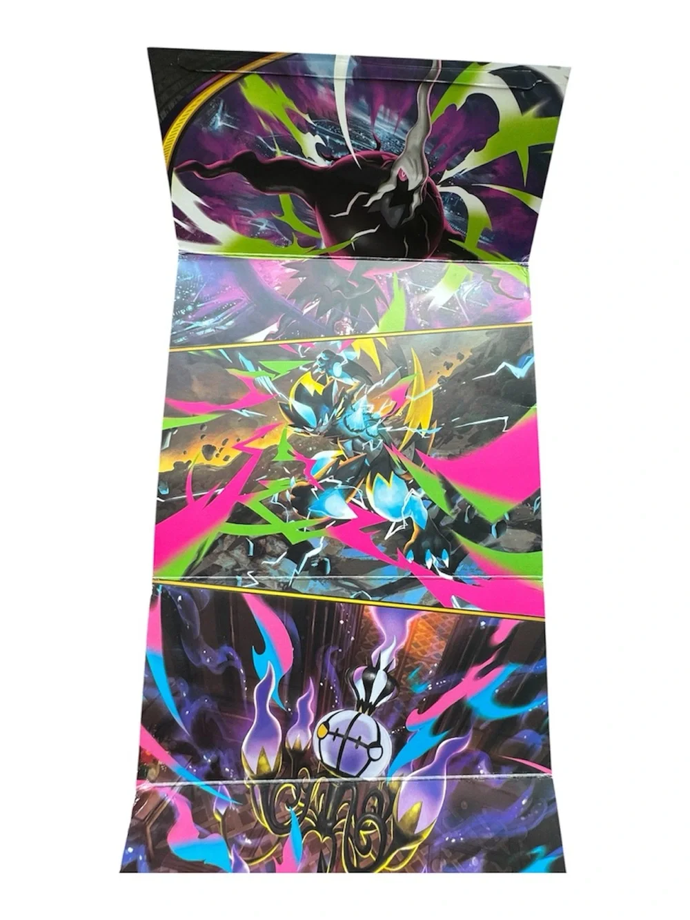 Pokemon Mega Evolution Pitch Black Elite Trainer Box(EMPTY BOX)- Silver & Black
